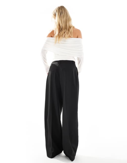 Vero Moda Petite – Elegante Dad-Fit-Hose in Schwarz, 5 von 5