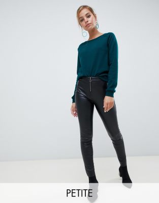 petite leather pants