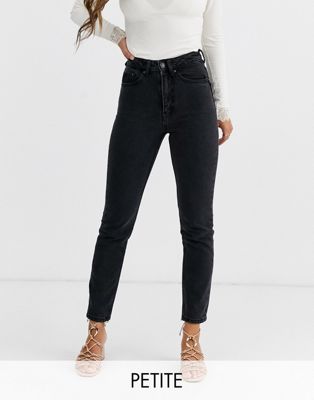 black ankle grazer jeans petite