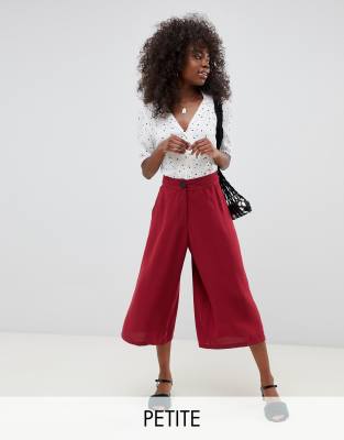 Vero Moda Petite high waisted culottes | ASOS