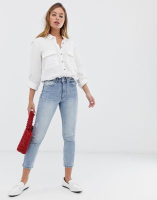 vero moda mom jeans petite