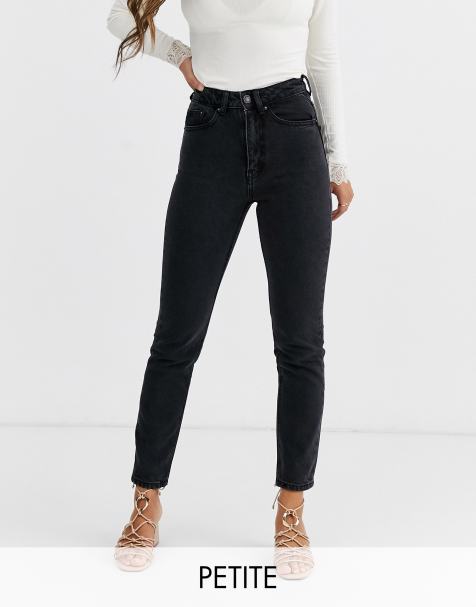 Vero Moda Petite – Jeansy mom do kostek z podwyższonym stanem - view 1