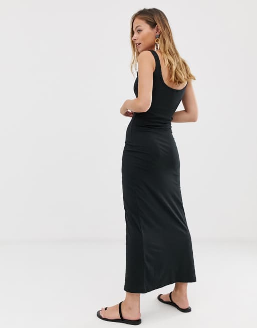 Petite jersey hot sale maxi dress