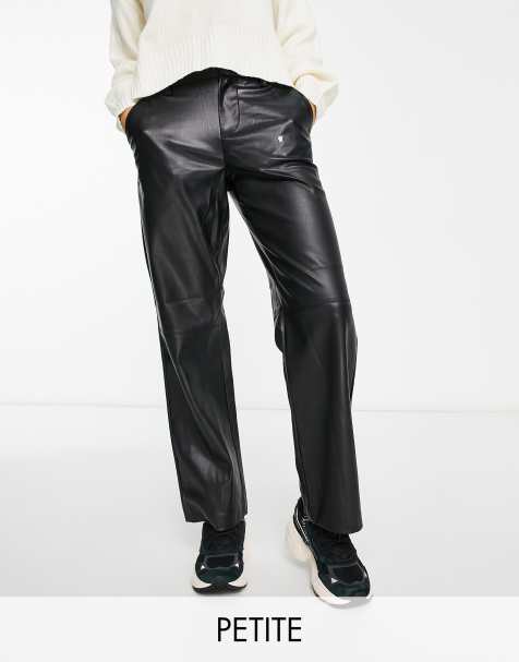 ZARA Flat Front Leather Pants for Women