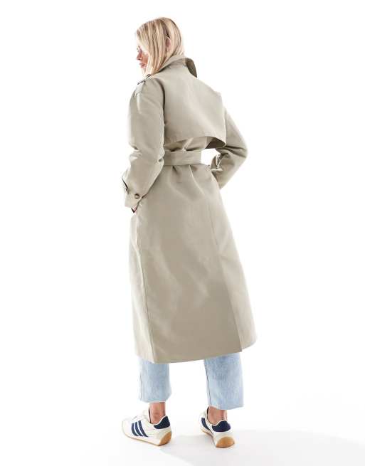 Petite tan trench coat best sale