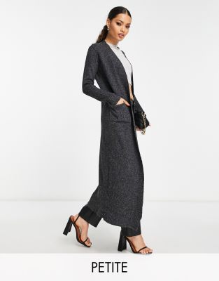 Vero Moda Petite maxi cardigan in black - ASOS Price Checker