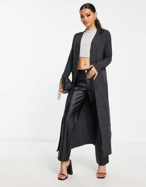 Petite long black clearance cardigan