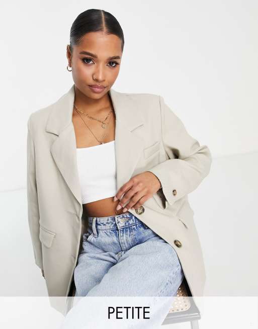 Oversized on sale cream blazer