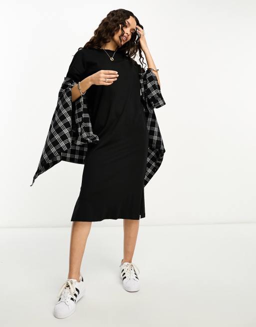 Oversized t best sale shirt midi dress