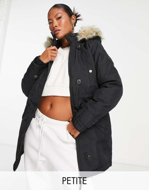 Vero moda padded parka 2025 with faux fur hood