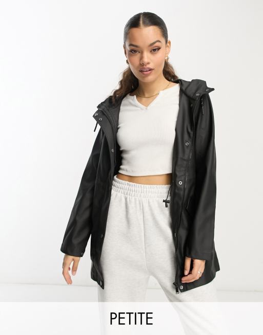 Moda rubberized hooded raincoat in | ASOS