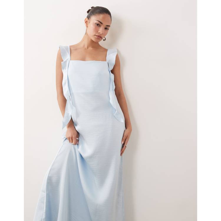 formal dresses vero beach Nox Anabel T1501 Size 10 Ocean Print A Line Bow Boho Prom Dress Formal Evening Gown Corset Formal main image 1