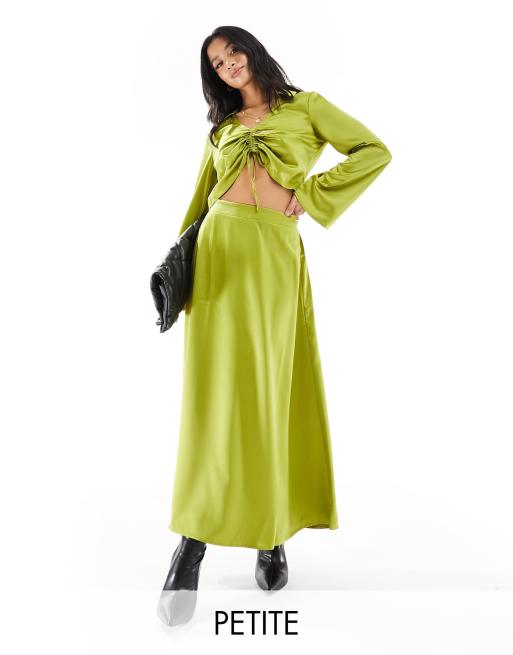 Vero moda satin skirt sales