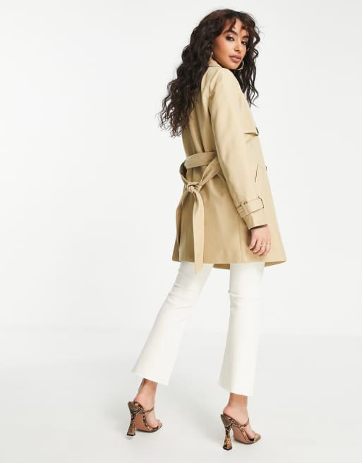 Vero Petite short trenchcoat | ASOS