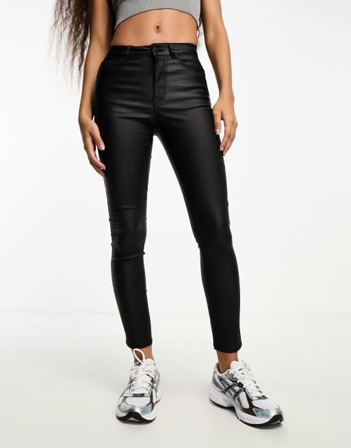 Vero moda sale coated jeans