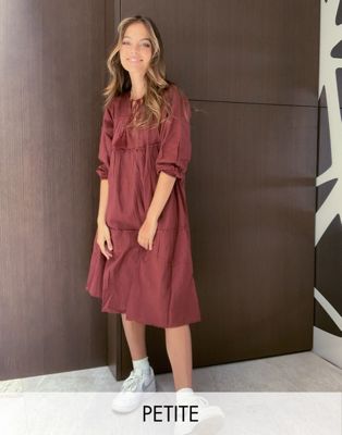 vero moda maroon dress