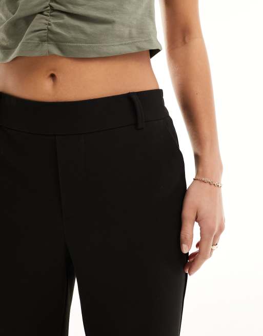Vero Moda Petite - Sorte bukser med lige ben, 5 af 5