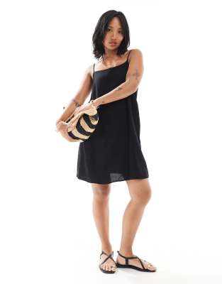 Vero Moda Petite Square Neck Cami Mini Dress
