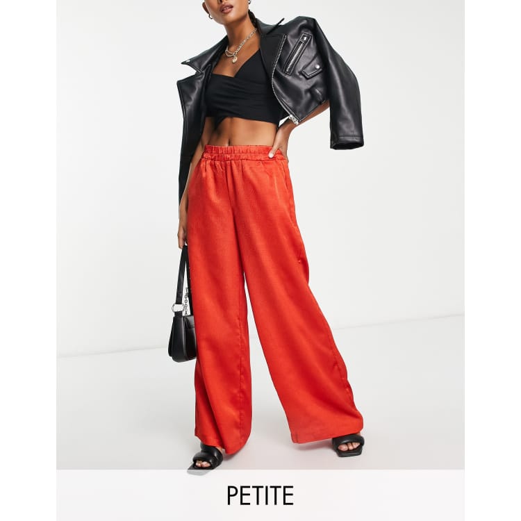 Petite 2024 red pants