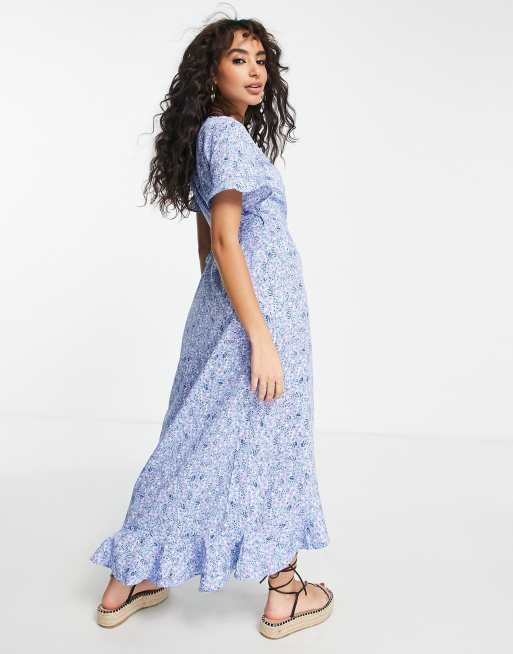 Vero moda 2025 blue maxi dress