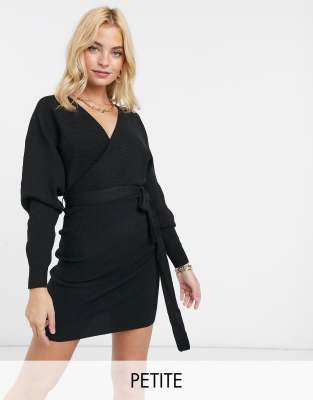 wrap jumper dress