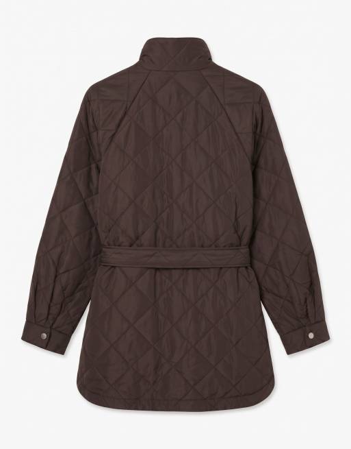 Vero Moda pikowana kurtka w kolorze chocolate torte, 6 z 6