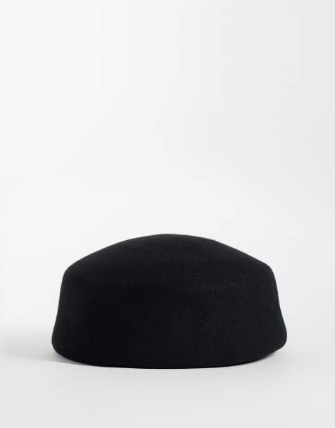 Vero Moda pillbox hat in black - view 1