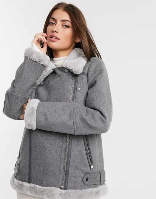 Vero Moda - Pilotenjas in grijs