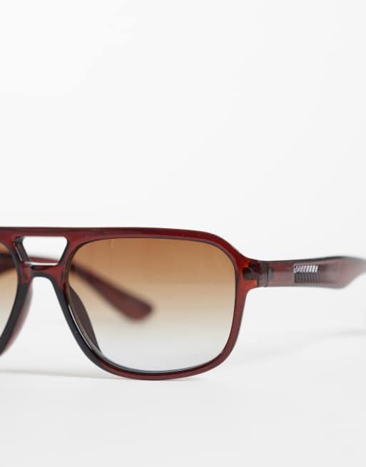 Vero Moda – Pilotensonnenbrille in Braun, 2 von 3