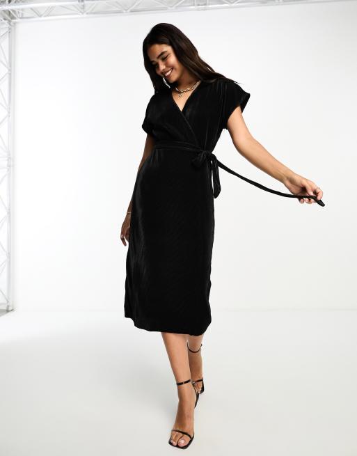 Express black outlet wrap dress