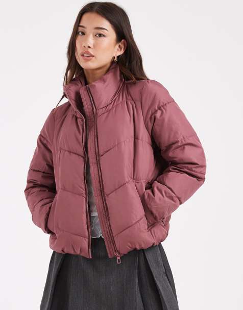 Vero Moda puffer jacket in rose