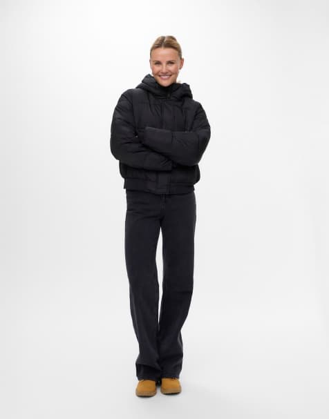 Vero Moda pufferjack in zwart - view 1