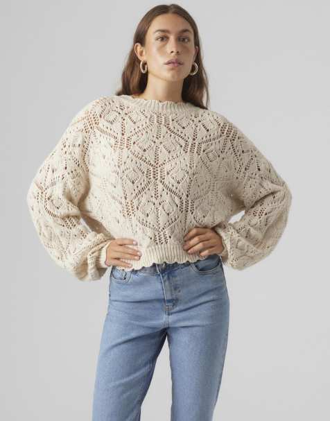 Vero Moda - Pull en maille - Bouleau - view 1