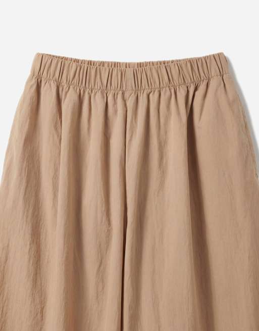 Vero Moda pull on voluminous balloon leg pants in cream, 8 of 12