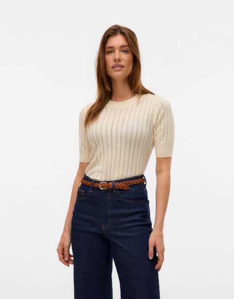 Vero Moda - Pullover in maglia color betulla - view 1