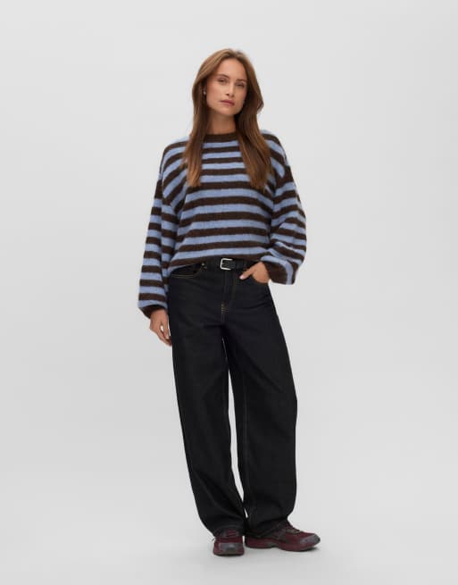 Vero Moda pullover lavorato a maglia color cioccolato, 1 di 4