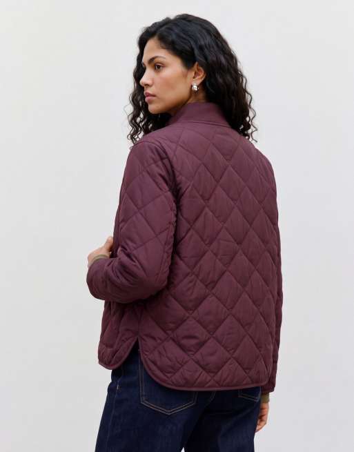 Vero Moda quiltad jacka i fudge, 2 av 6