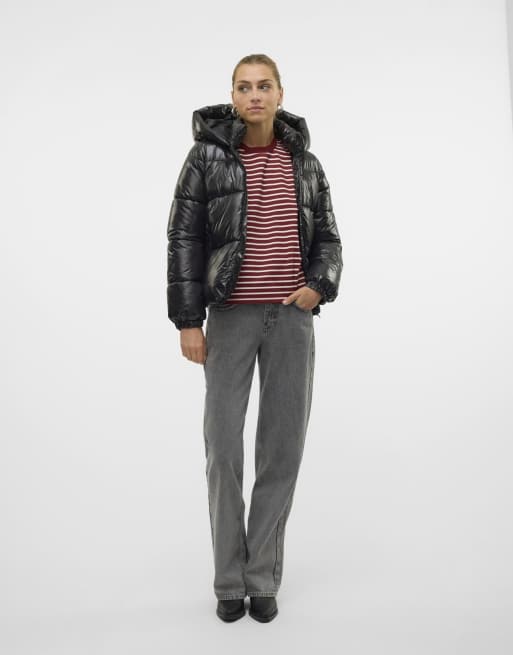 Vero Moda quiltad jacka i svart, 3 av 6