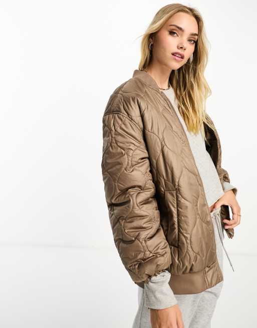 Quilted bomber jacket - Woman