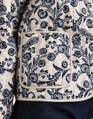 Vero Moda Quilted Jacket In White