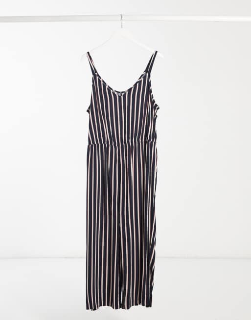Vero Moda - Randig jumpsuit i culotte-modell