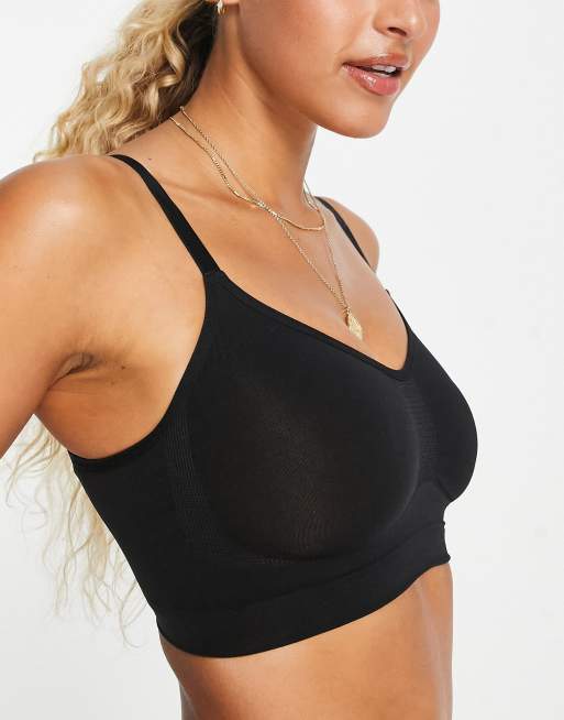 Vero Moda - Reggiseno senza cuciture nero, 4 di 4