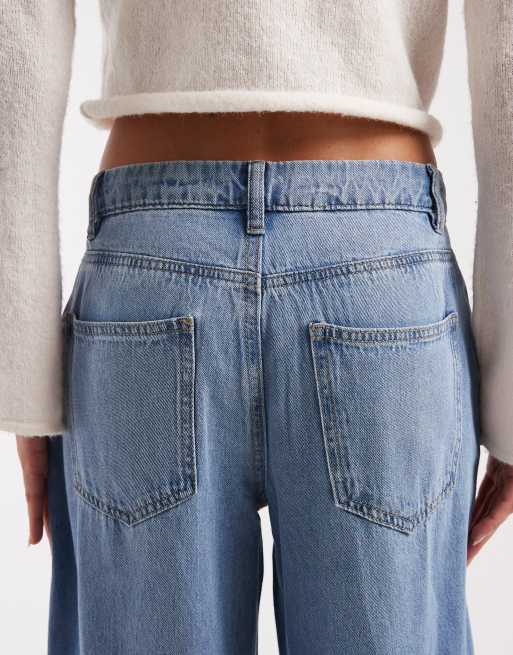 Vero Moda - Remy - Jeans a fondo ampio a vita media blu chiaro, 5 di 5