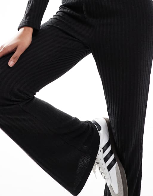 Jersey Flares Moda Flare Vero Moda Ribbed Jersey Flared Pants In