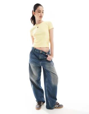 Vero Moda T-shirt In Yellow