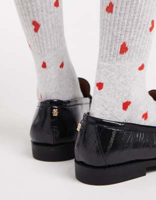 Vero Moda Ribbed Sports Socks In White