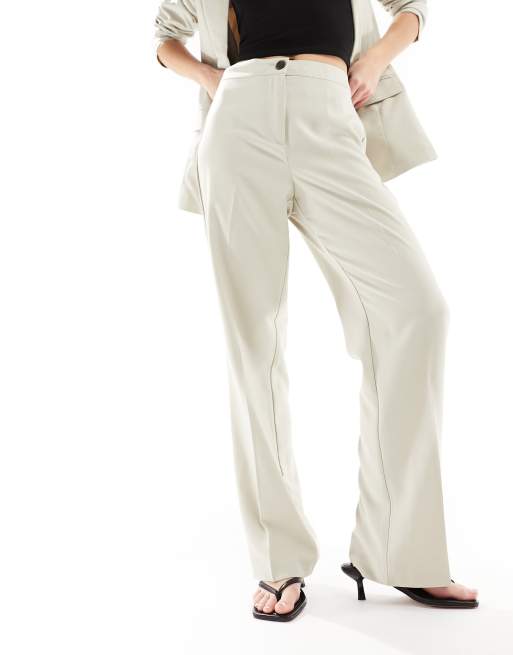 Vero Moda - Rita - Pantalon d'ensemble coupe dad décontractée - Taupe, 4 de 5