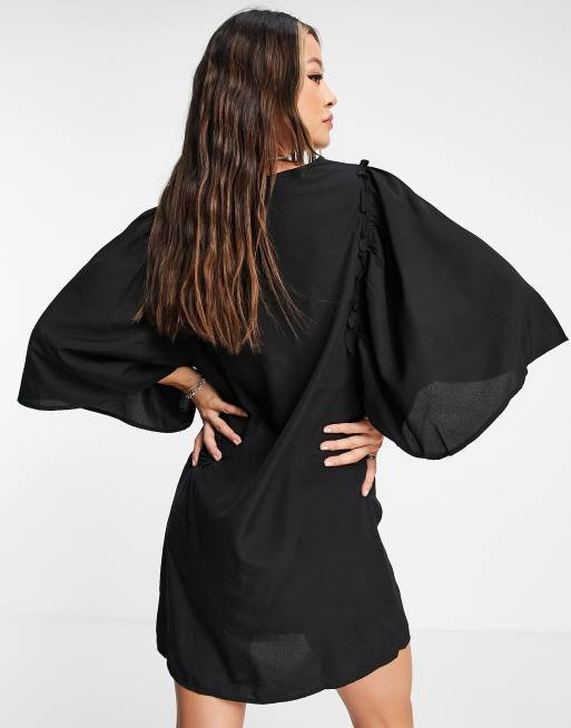 Robe Dentelée Noire LMV Taille 38/40 - Bas Dentelé, Promotion, Neuf Sans étiquettes