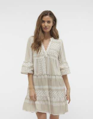 Vero Moda - Robe - Argenté M