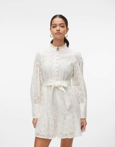 Vero Moda - Robe - Blanc - view 1